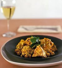 Albacore with turmeric & chickpeas - Sadaf.com