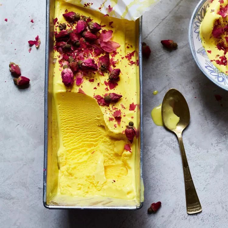 Bastani Irani (Rosewater-and-Saffron Ice Cream) - Sadaf.com