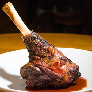 Lamb Shank Smothered in Wine Sauce - Sadaf.com