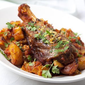 Saffron-Baked Lamb Shanks - Sadaf.com