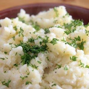 Saffron & Garlic Mashed Potatoes - Sadaf.com