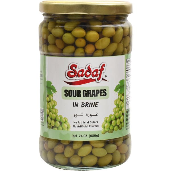 Sadaf Sour Grapes in Brine | Ghoreh Ghoreh Imported 24 oz - Sadaf.com