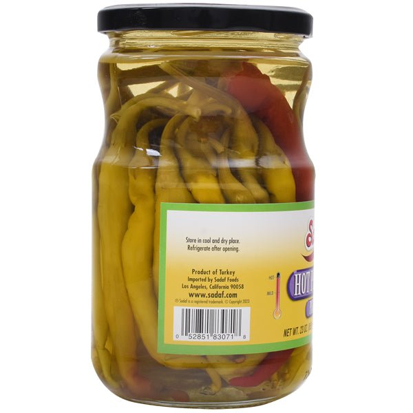 Sadaf Pickled Hot Peppers - 23 oz. - soofercoinc