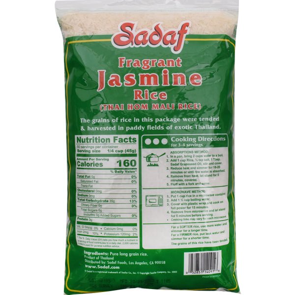 Sadaf Jasmine Rice | AAA Grade - soofercoinc