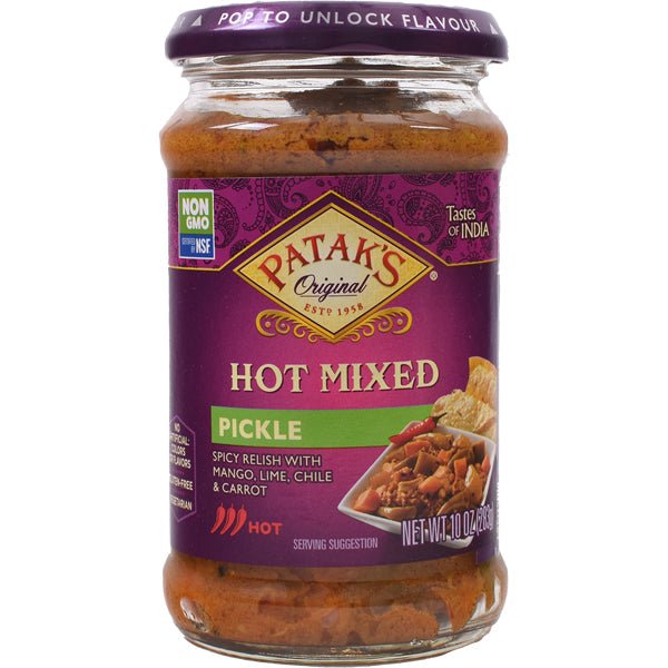 Patak's Relish Mixed | Hot - 10 oz. - soofercoinc