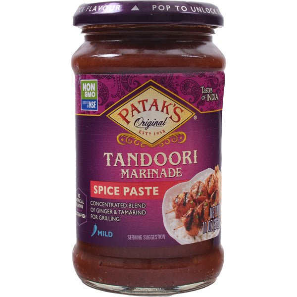 Patak's Tandoori Marinade Paste | Mild - 11 oz. - soofercoinc