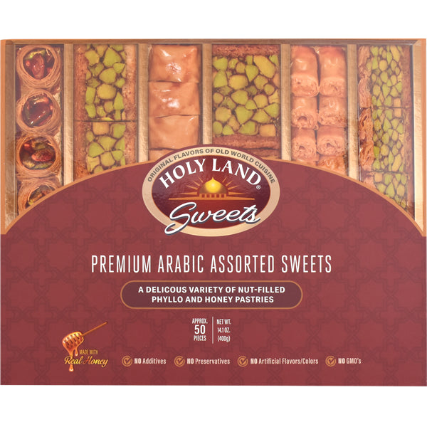 Holy Land Premium Arabic Sweets | Bite Size - 400g