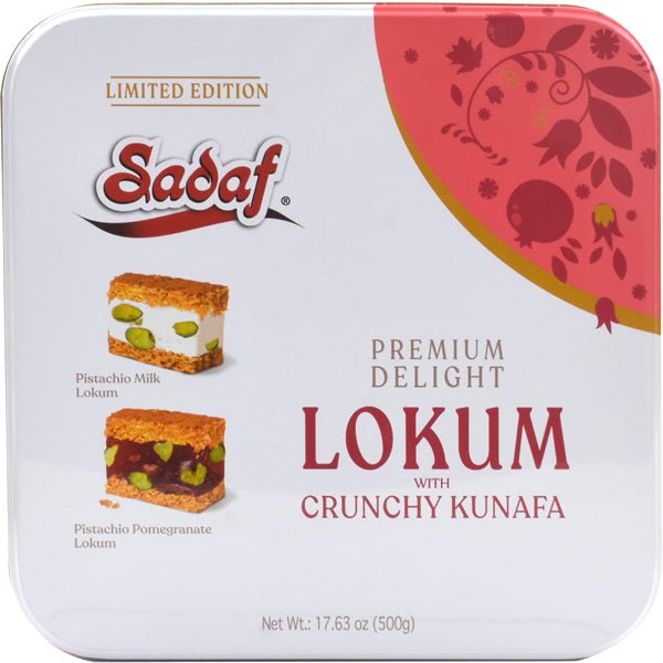 Sadaf Premium Assorted Pistachio Lokum with Kunafa | Limited Edition - 17.63 oz - Sadaf.com