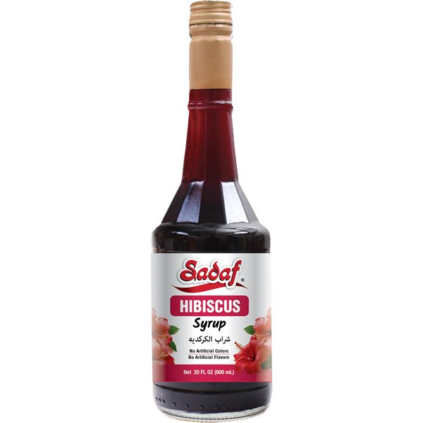 Sadaf Hibiscus Syrup | A Floral Delight 20 Fl oz - Sadaf.com