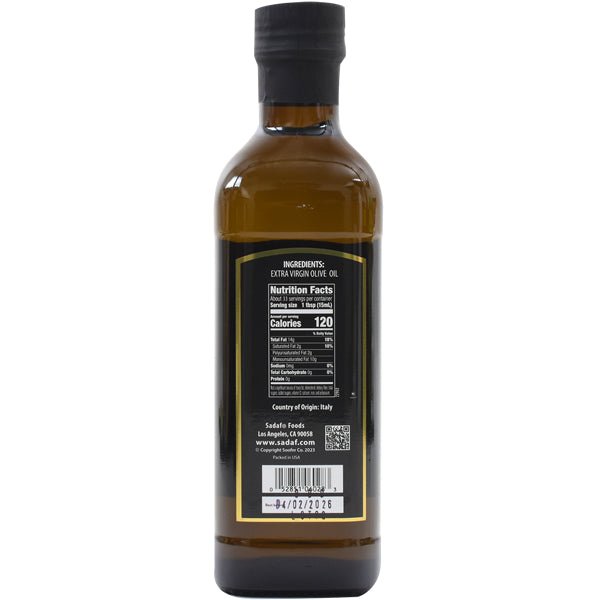 Sadaf Premium Extra Virgin Olive Oil | First Cold Press Robust - soofercoinc