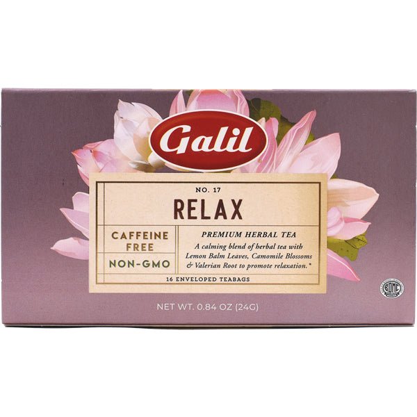 Galil Premium Herbal Tea, Relax - 0.84 oz. - soofercoinc