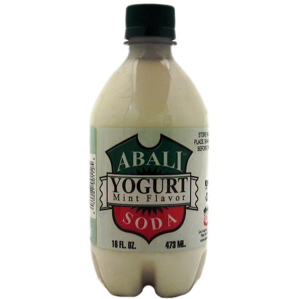 Abali Yogurt Soda | Mint - 16 fl. oz. - soofercoinc