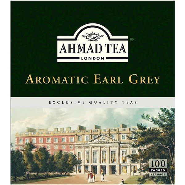 Ahmad Aromatic Earl Grey Black Tea | 100 Tea Bags - soofercoinc