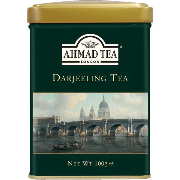 Ahmad Darjeeling Black Tea | Loose Leaf in Tin - 100g - soofercoinc