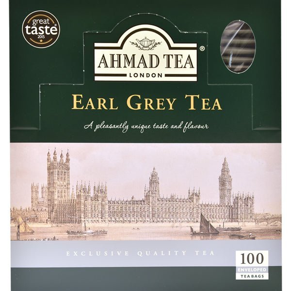 Ahmad Earl Grey Black Tea | 100 Tea Bags - soofercoinc