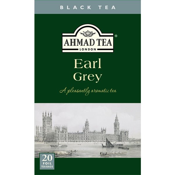 Ahmad Earl Grey Black Tea | 20 Tea Bags - 1.4 oz. - soofercoinc