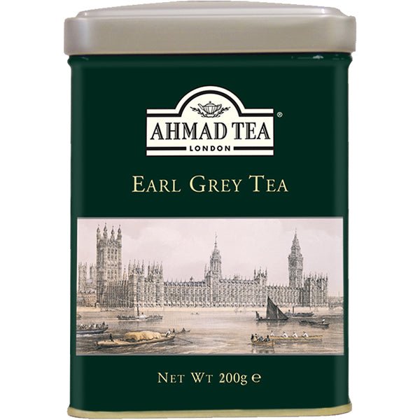 Ahmad Earl Grey Black Tea | Loose Leaf in Tin - 200g - soofercoinc