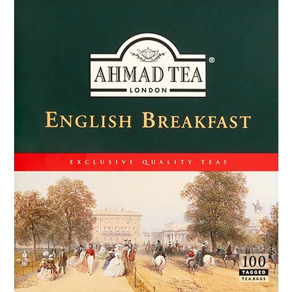 Ahmad English Breakfast Black Tea | 100 Tea Bags - soofercoinc