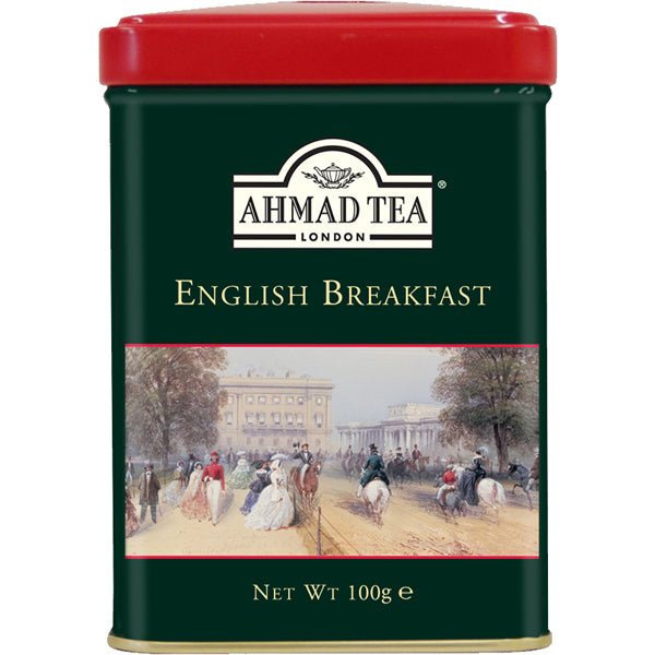 Ahmad English Breakfast Black Tea | Loose Leaf in Tin - 3.5 oz. - soofercoinc