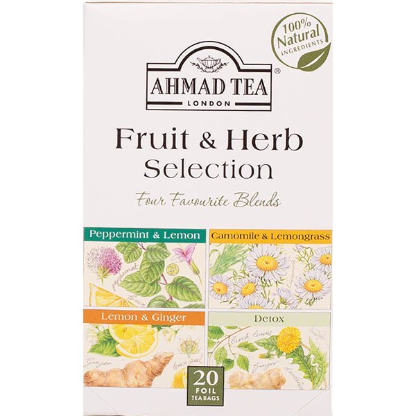 Ahmad Fruit & Herb Tea Selection | 20 Tea Bags - soofercoinc