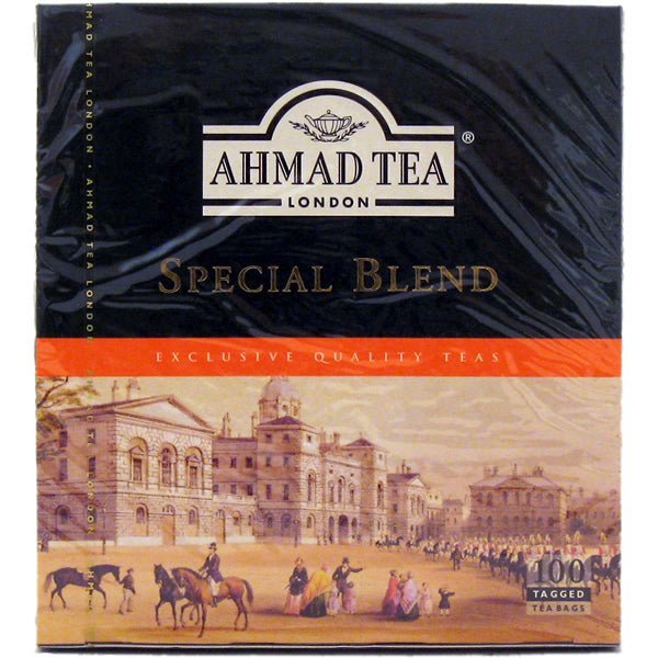 Ahmad Special Blend Black Tea | 100 Tagged Tea Bags - soofercoinc