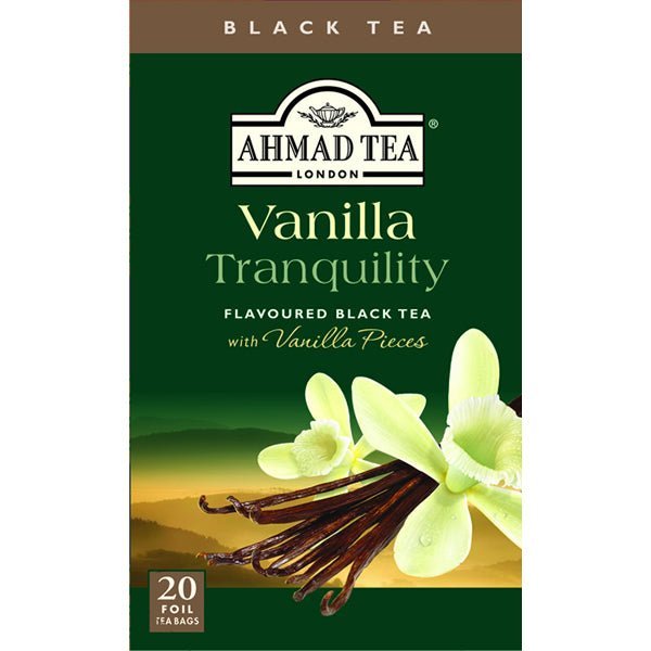 Ahmad Vanilla Black Tea | 20 Tea Bags - 1.4 oz. - soofercoinc