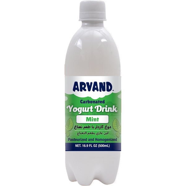 Arvand Yogurt Drink Mint | Carbonated 16.9 Fl oz - Sadaf.com