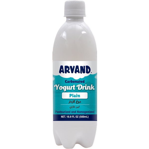 Arvand Yogurt Drink Plain | Carbonated 16.9 Fl oz - Sadaf.com