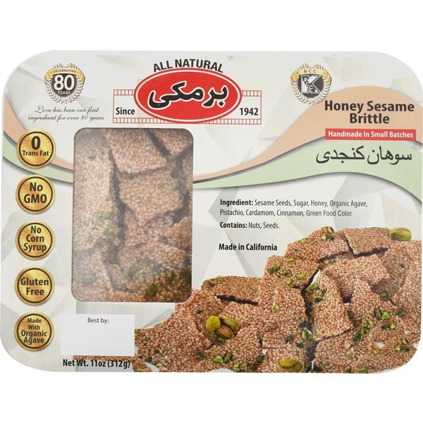 Barmaki Honey Sesame Brittle | Sohan - 11 oz - soofercoinc