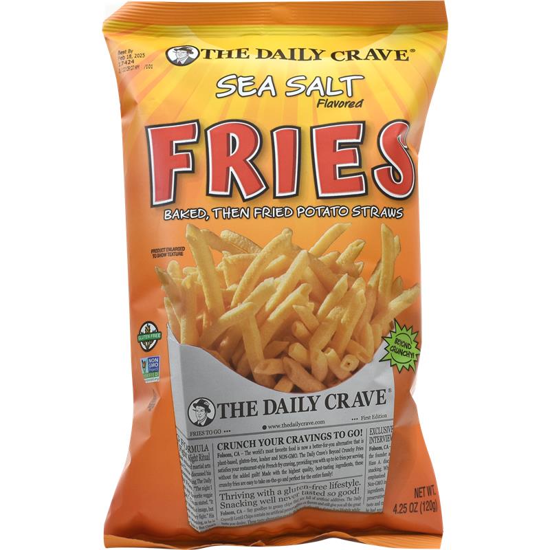 Daily Crave Beyond Crunchy Fries | Sea Salt - soofercoinc