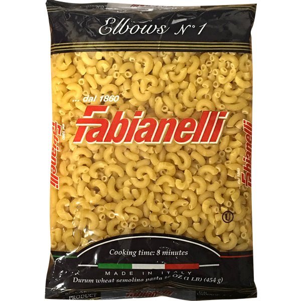 Fabianelli Elbows Pasta (Macaroni) - 16 oz - soofercoinc