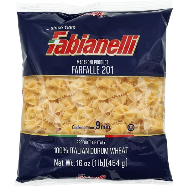 Fabianelli Farfalle Bow Tie Pasta - 16 oz - soofercoinc