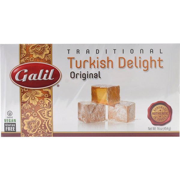 Galil Lokum Traditional Turkish Delight | Original - 16 oz - soofercoinc