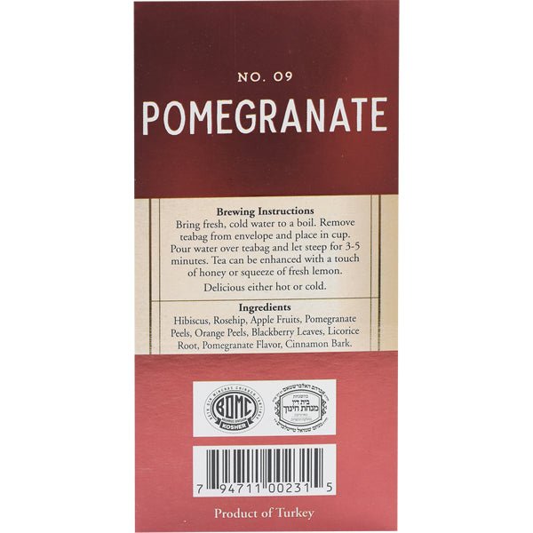 Galil Pomegranate Herbal Tea | 20 Tea Bags - 1.41 oz. - soofercoinc