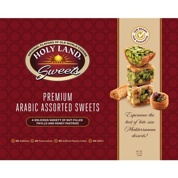 Holy Land Premium Arabic Sweets | Bite Size - 400g - soofercoinc