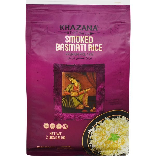 Khazana Smoked Basmati Rice - 2 lbs - soofercoinc