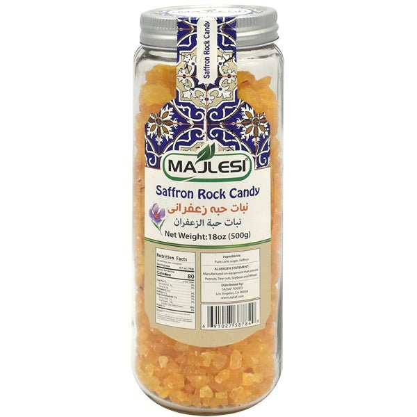 Majlesi Saffron Rock Candy Crystals 18 oz - soofercoinc