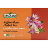 Majlesi Saffron Rose Herbal Tea | 14 Pyramid Sachets - Sadaf.com