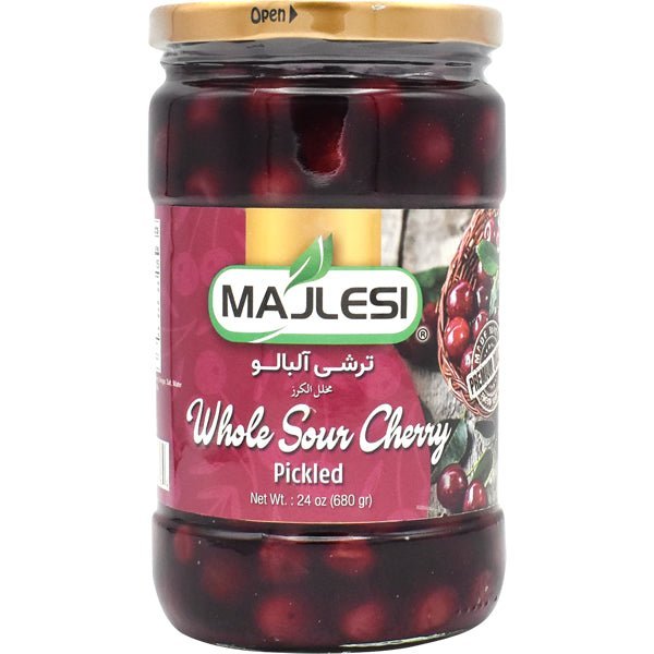 Majlesi Whole Sour Cherry Pickled | Torshi 24 oz - Sadaf.com