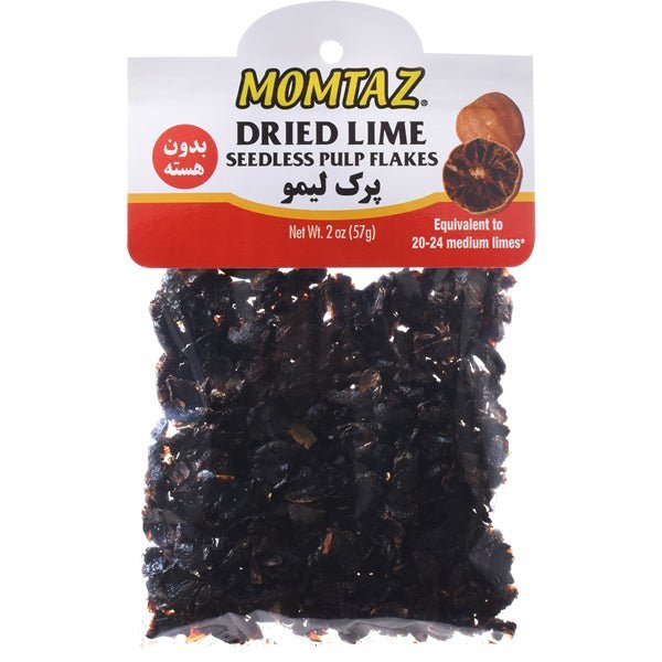 Momtaz Dried Lime | Seedless Pulp Flakes - 2oz - soofercoinc