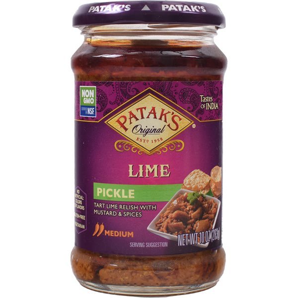 Patak's Lime Pickle | Medium - 10 oz. - soofercoinc