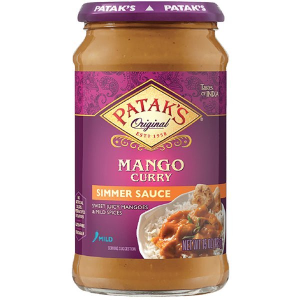 Patak's Mango Curry Simmer Sauce | Mild - 15 oz. - soofercoinc