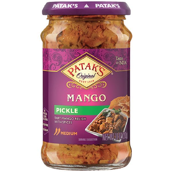 Patak's Mango Pickle | Medium - 10 oz. - soofercoinc