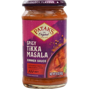 Patak's Spicy Tikka Masala Simmer Sauce | Hot - 15 oz. - Sadaf.comPatak's23 - 6378