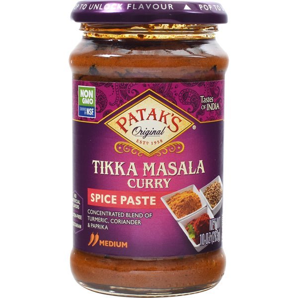 Patak's Tikka Masala Curry Paste | Medium - 10 oz. - soofercoinc