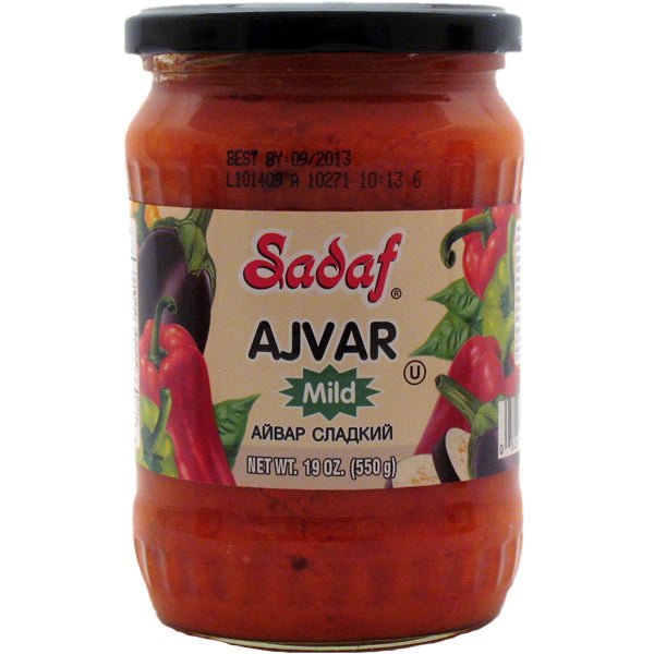 Sadaf Ajvar | Mild Red Pepper Spread - 19 oz. - soofercoinc