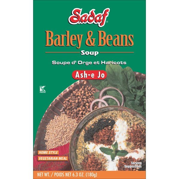 Sadaf Ash - e Jo Mix | Barley & Beans Soup Mix - 6 oz. - soofercoinc