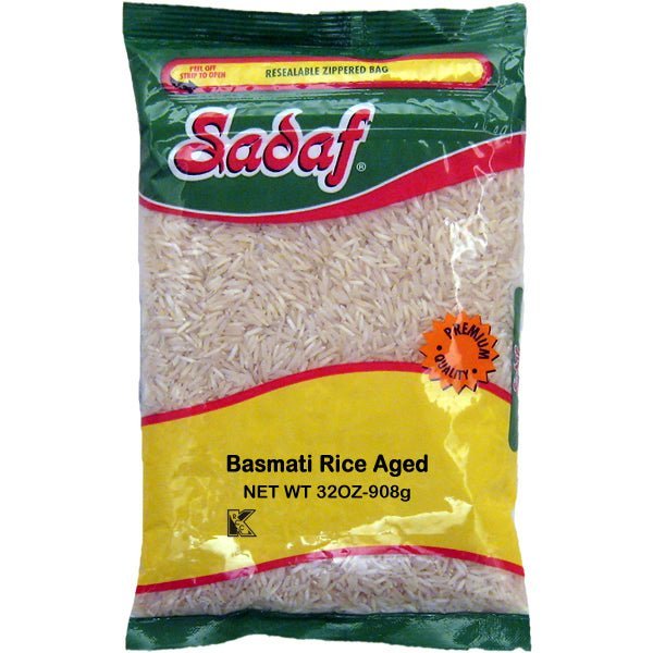 Sadaf Pure Basmati Rice | Aged - 2 lb - soofercoinc