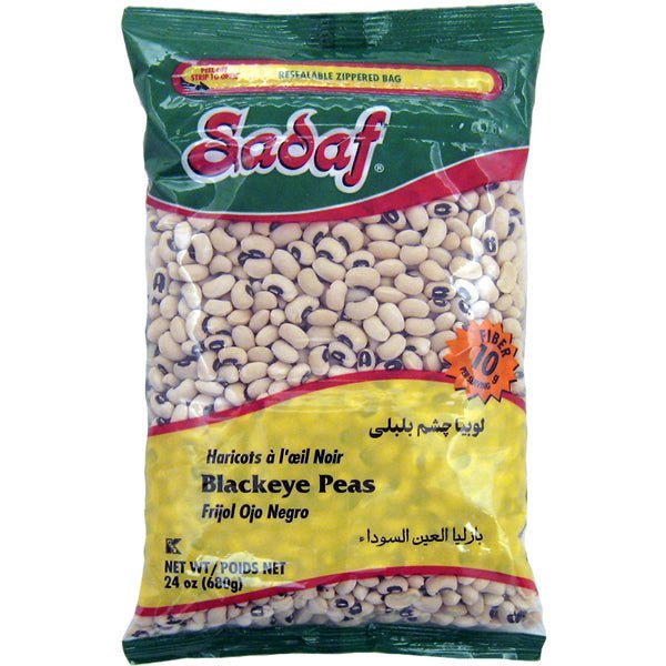 Sadaf Black - Eyed Peas | Dried - 24 oz. - soofercoinc