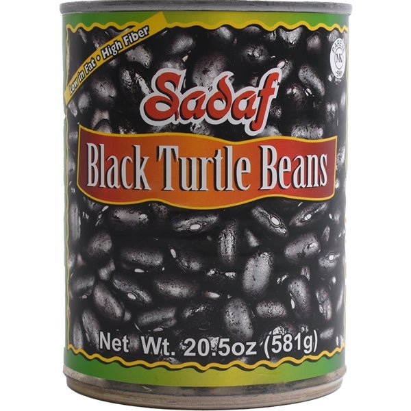 Sadaf Black Turtle Beans | Canned - 20.5 oz. - soofercoinc